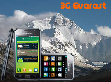 la 3G au sommet de l’Everest