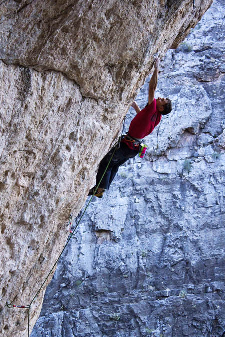 Jonathan Siegrist voie Le Reve cotation 9a