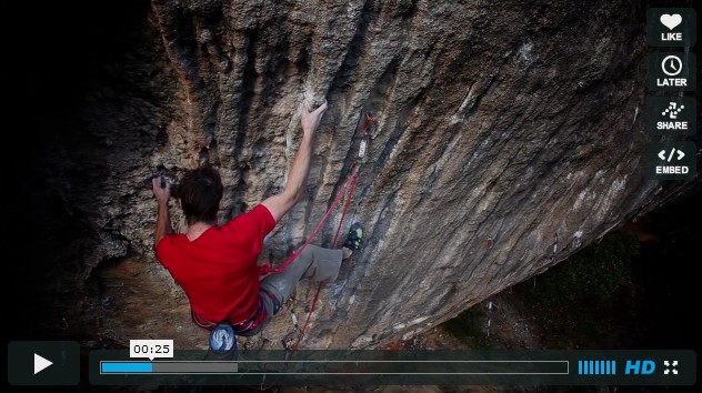 Escalade avec Chris Sharma