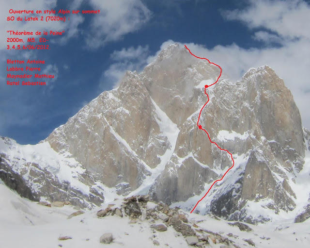 Performance française au Latok 2 (7150m)