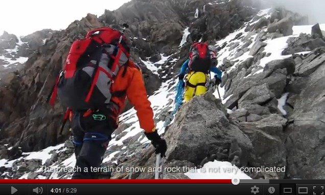 Hervé Barmasse, Iker and Eneko Pou nouvelle voie au Mont Blanc