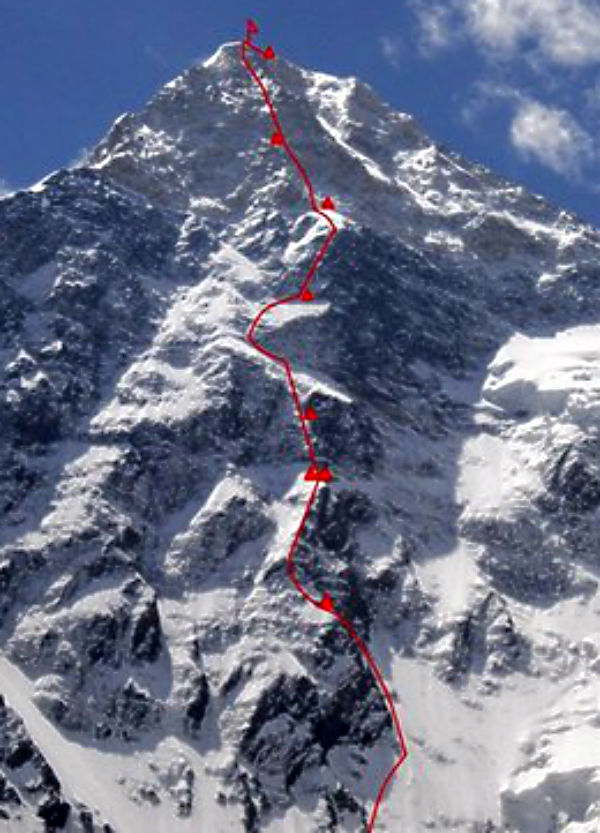 Nouvelle voie directe nord au Khan Tengri