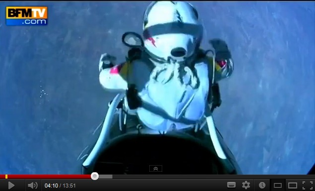 Le saut record de Felix Baumgartner