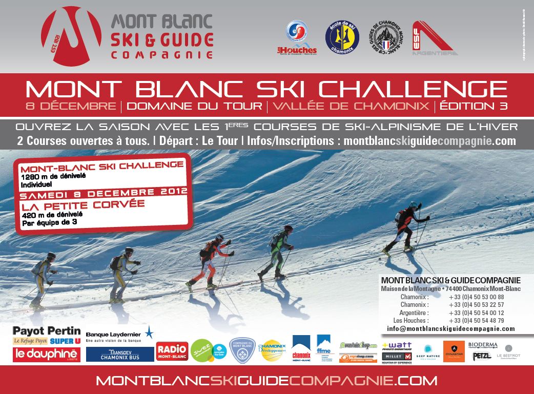 3ème édition du Mont-Blanc Ski Challenge
