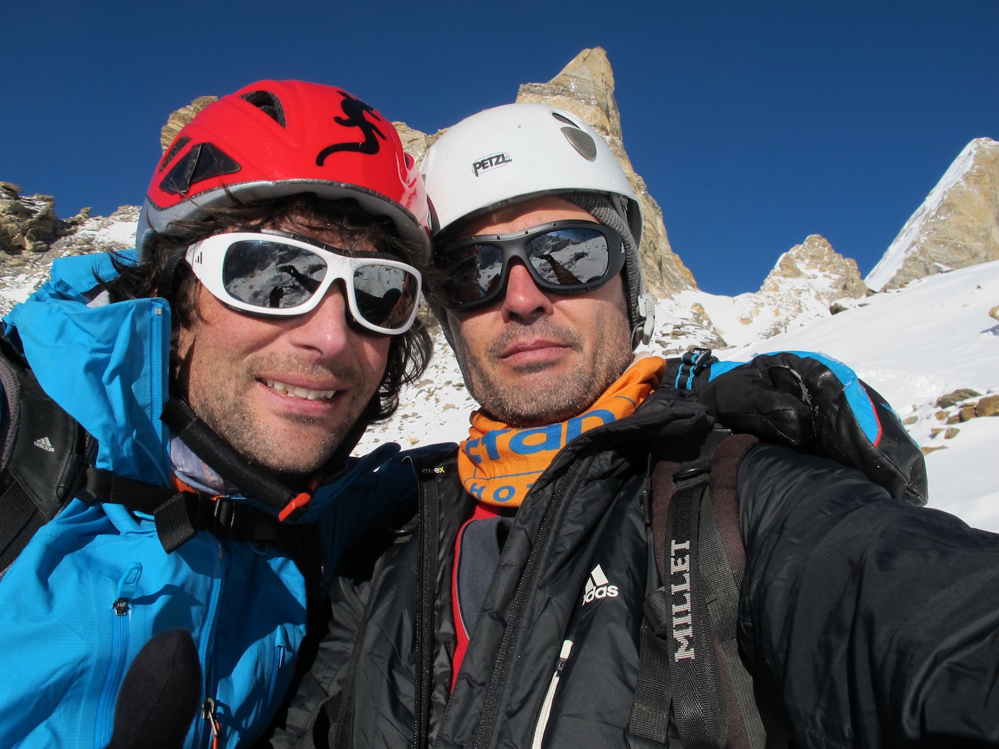 Première hivernale du Laila Peak