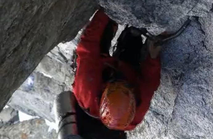 Face Nord du Grand Dru, Voie Lesueur intégrale