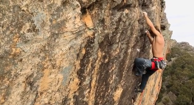 Chris Sharma grimpe en Australie (vidéo eng)