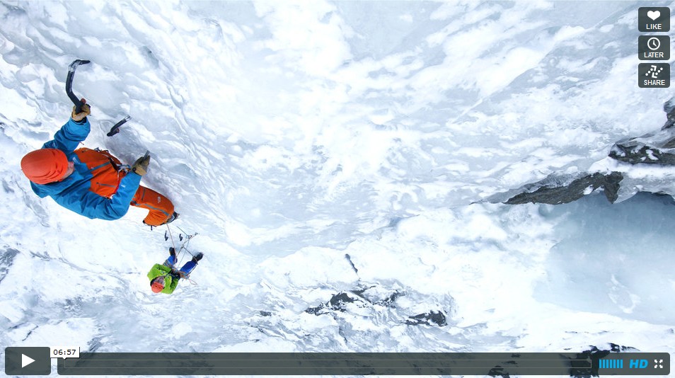 Les basiques de la cascade de glace: brochage, relais, abalakov [FR]