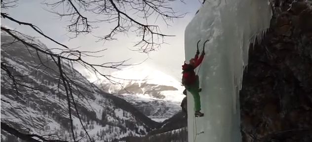 Sentinel Ice Cascade de glace Cogne Italie