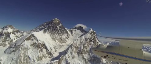 Vol au dessus de l’Everest