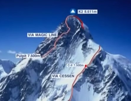 Documentaire sur la « Magic Line » Expedition au K2 en 2004