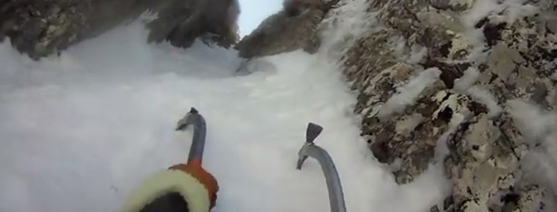 Pic des Grandes Lanches D+, M4+, 950m avec François Thollon et Florent Chuffart