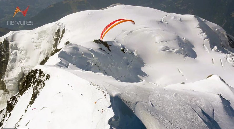 Le Mont Blanc en Parapente par Stéphane Boulenger