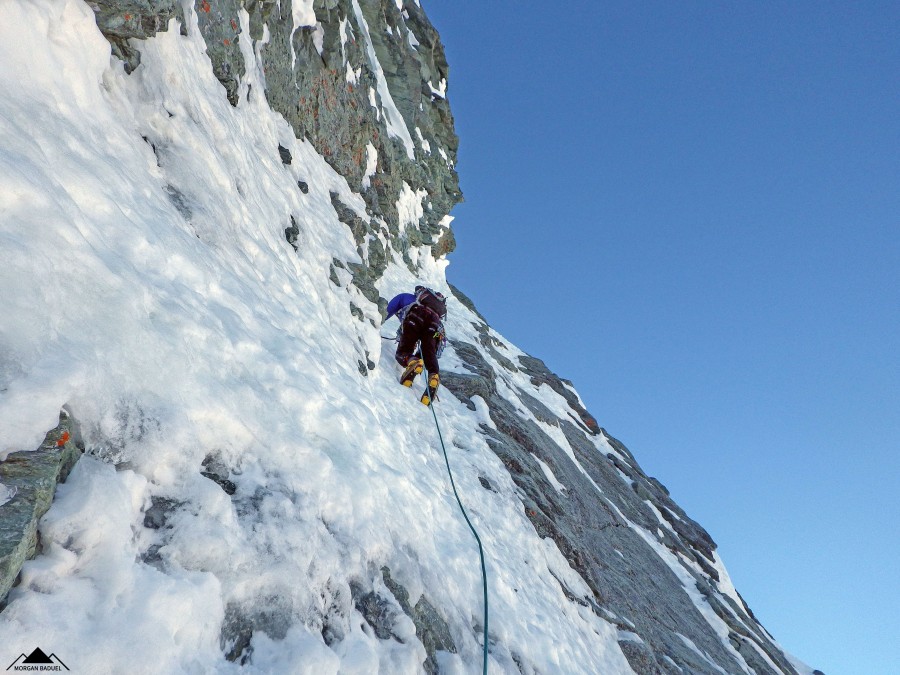 Voie Schmidt (face Nord) au Cervin par Morgan Baduel