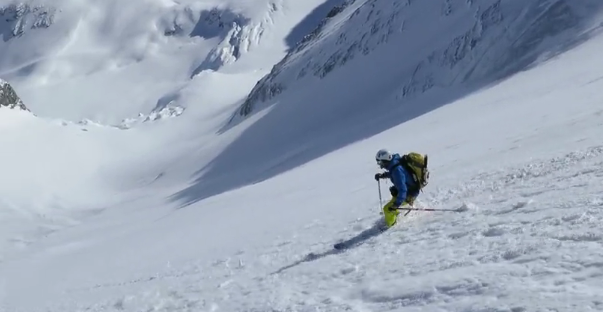 Grande Casse Petite Face Nord en ski avec Xavier Carrard