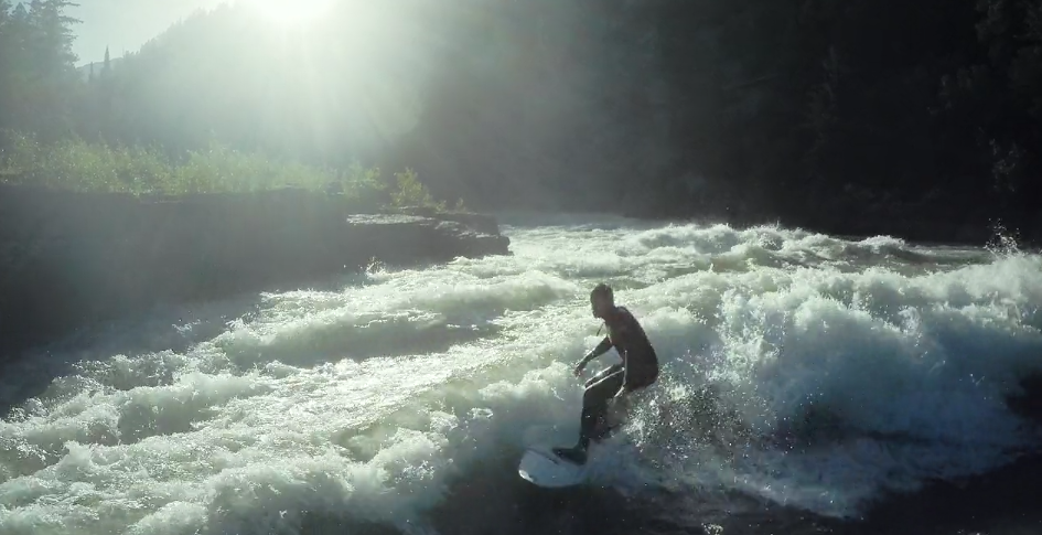 Surf de rivière au Montana, Wyoming et Idaho