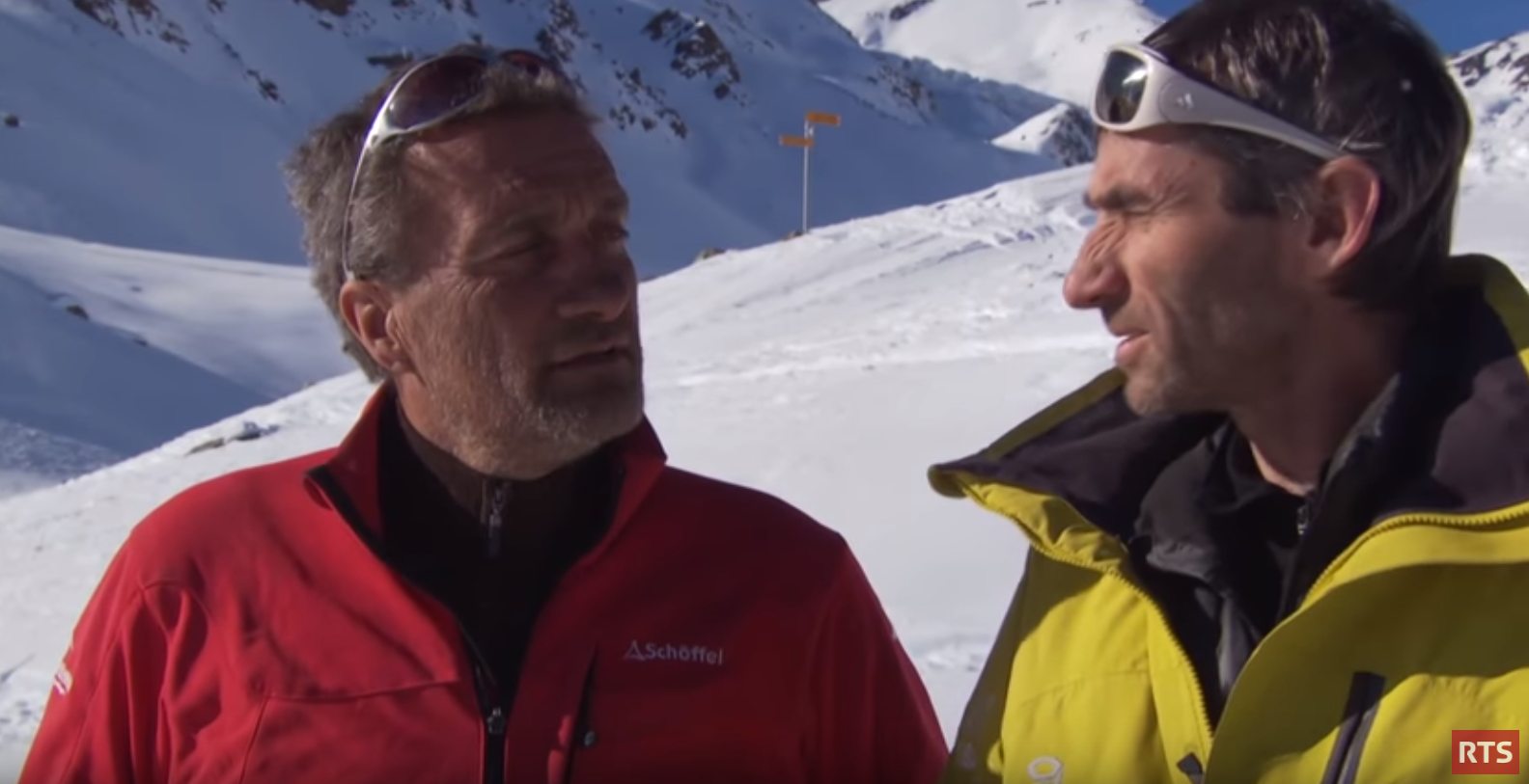 Les confidences des alpinistes André Georges et Erhard Loretan