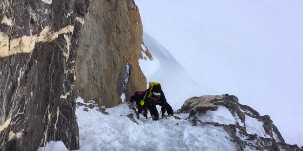 Pyrénées – Taillon Face W – 3144m – Goulotte Quintana D+ en vidéo