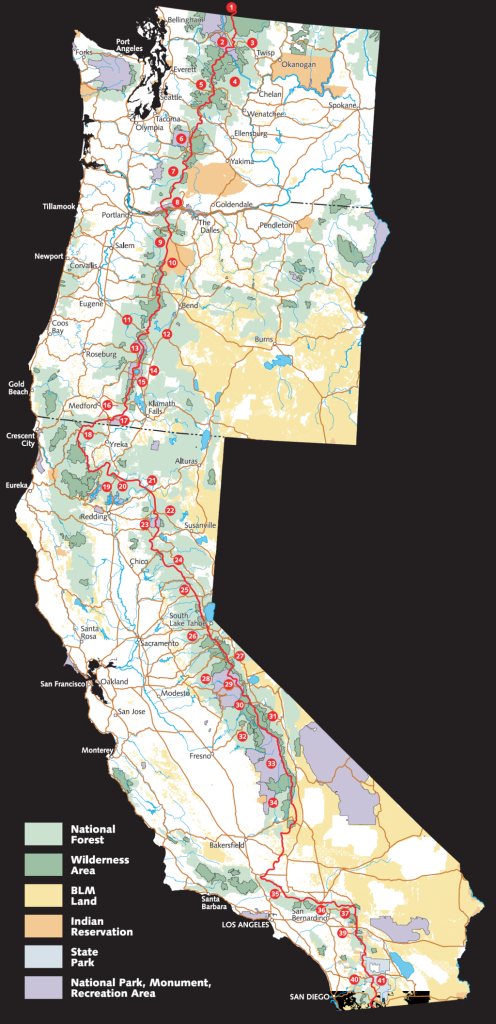 Pacific crest trail